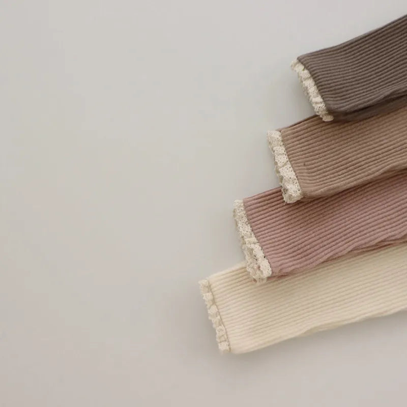 Baby Pants 2023 Knitted Candy Color Bottoms Outfits T