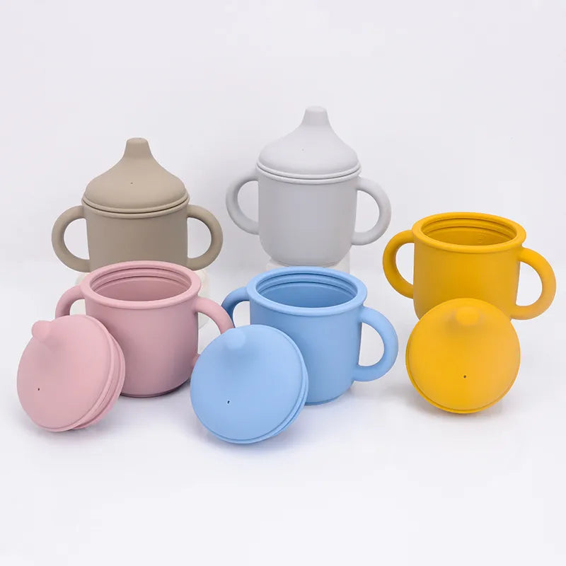 Baby Learning Drink Cup Food Grade Silicone Water Cup