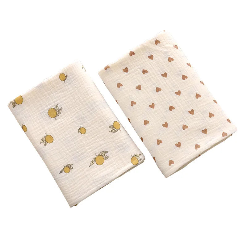 Baby Blanket Muslin Swaddle 2 Layer Cotton