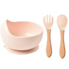 Silicone Baby Feeding Bowl Tableware for Kids Waterproof