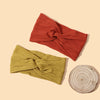 Twisted Knotted Baby Headband Cute Elastic Solid Girl