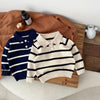 Spring And Autumn Newborn Baby Girls Baby Striped