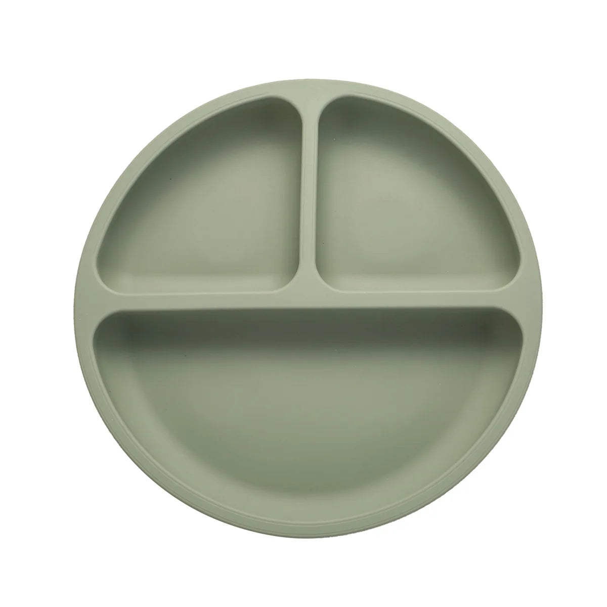 Baby Silicone Dining Plate Kids Feeding Plate Sucker Bowl