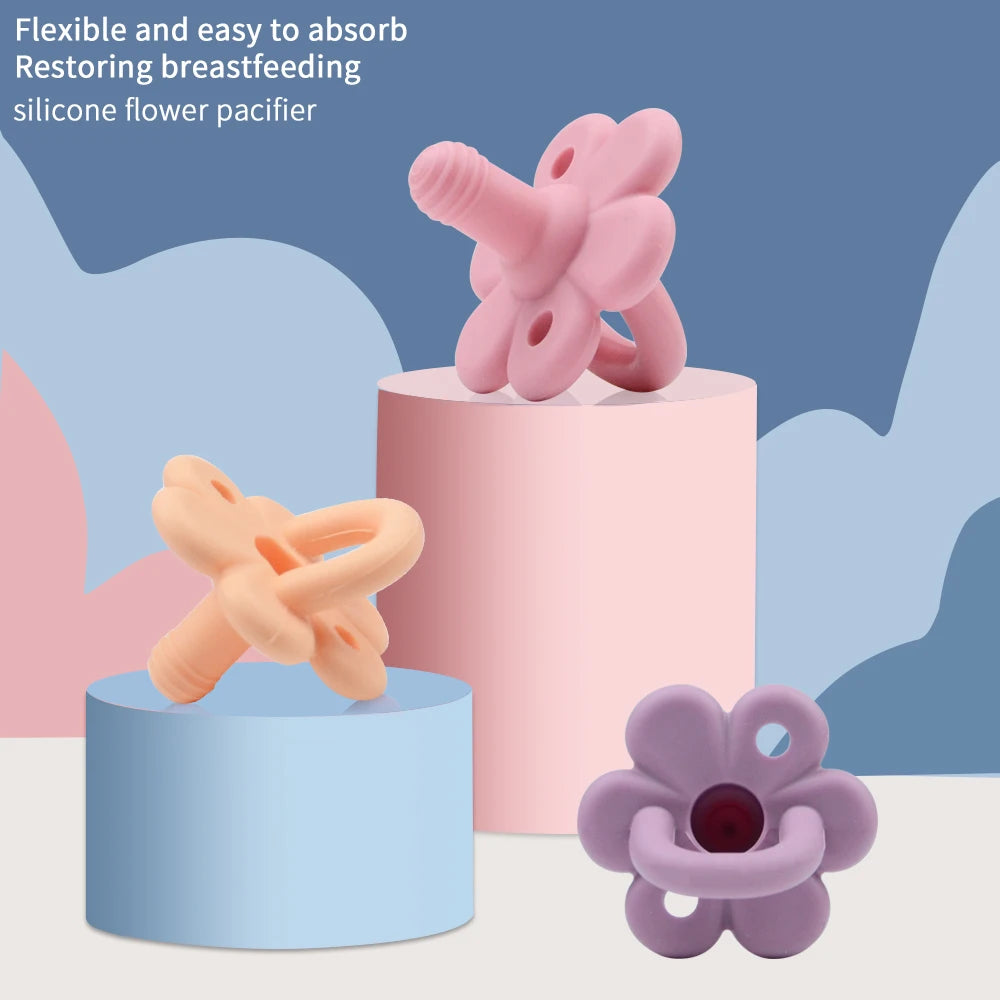 Baby Newborn Soft Food Silicone Nipple Infant Safe