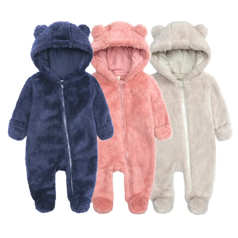 Baby Clothes 0 To 3 6 12 Months For Winter Rompers Boy Bear