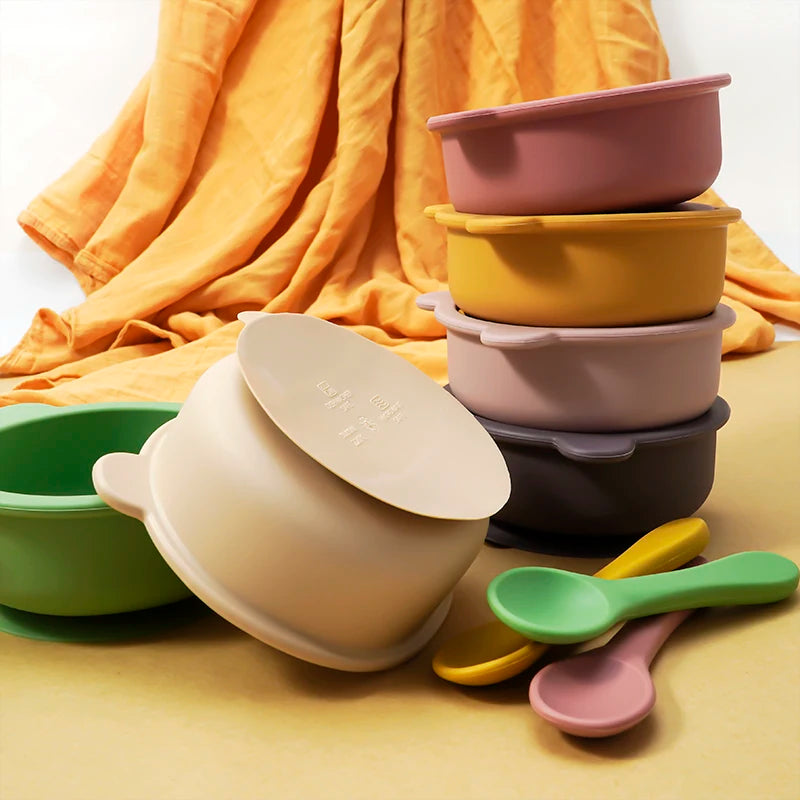 Wholesale Baby Silicone Tableware  Grade Baby Silicone Spoon