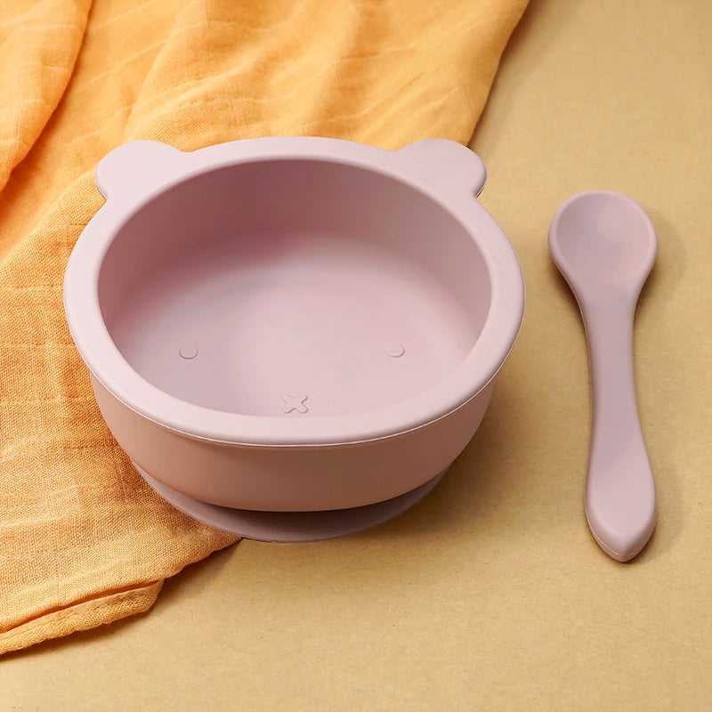 Wholesale Baby Silicone Tableware  Grade Baby Silicone Spoon