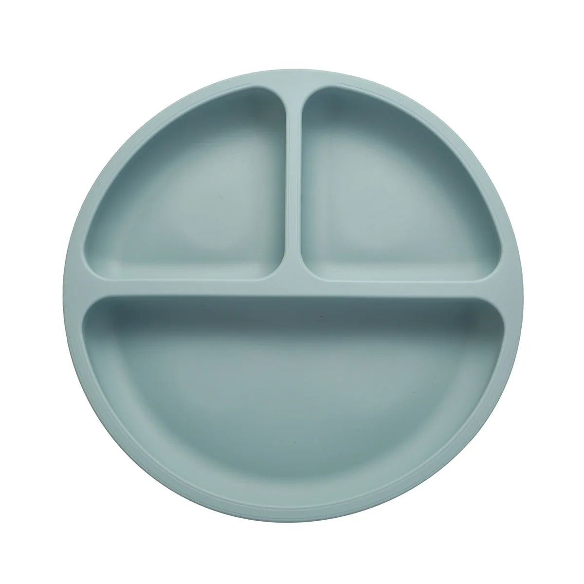 Baby Silicone Dining Plate Kids Feeding Plate Sucker Bowl
