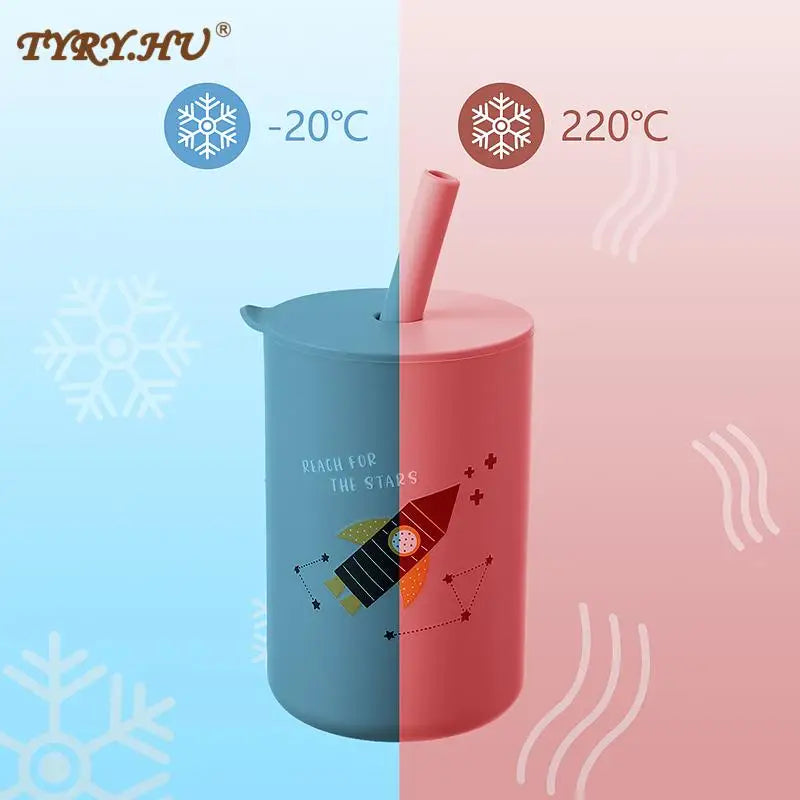 150ML Baby Feeding Drinkware Straw Cup Baby Learning