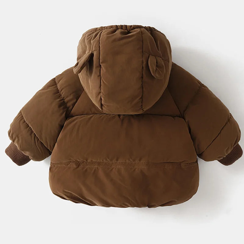 Cartoon Bear Baby Winter Coat Thicken Cotton Jacket
