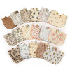 Baby U-shaped Feeding Drool Bib Ruffle Floral Infants Saliva