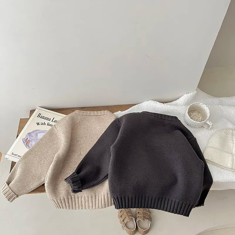 Spring And Autumn Newborn Baby Boys Sweater Cotton